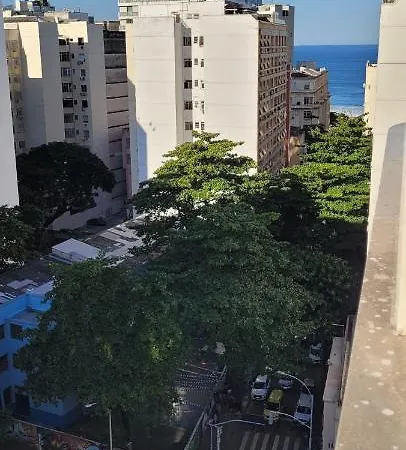 Apartamento Hospedacopa 1202 - Vista Lateral Mar Río de Janeiro Exterior foto